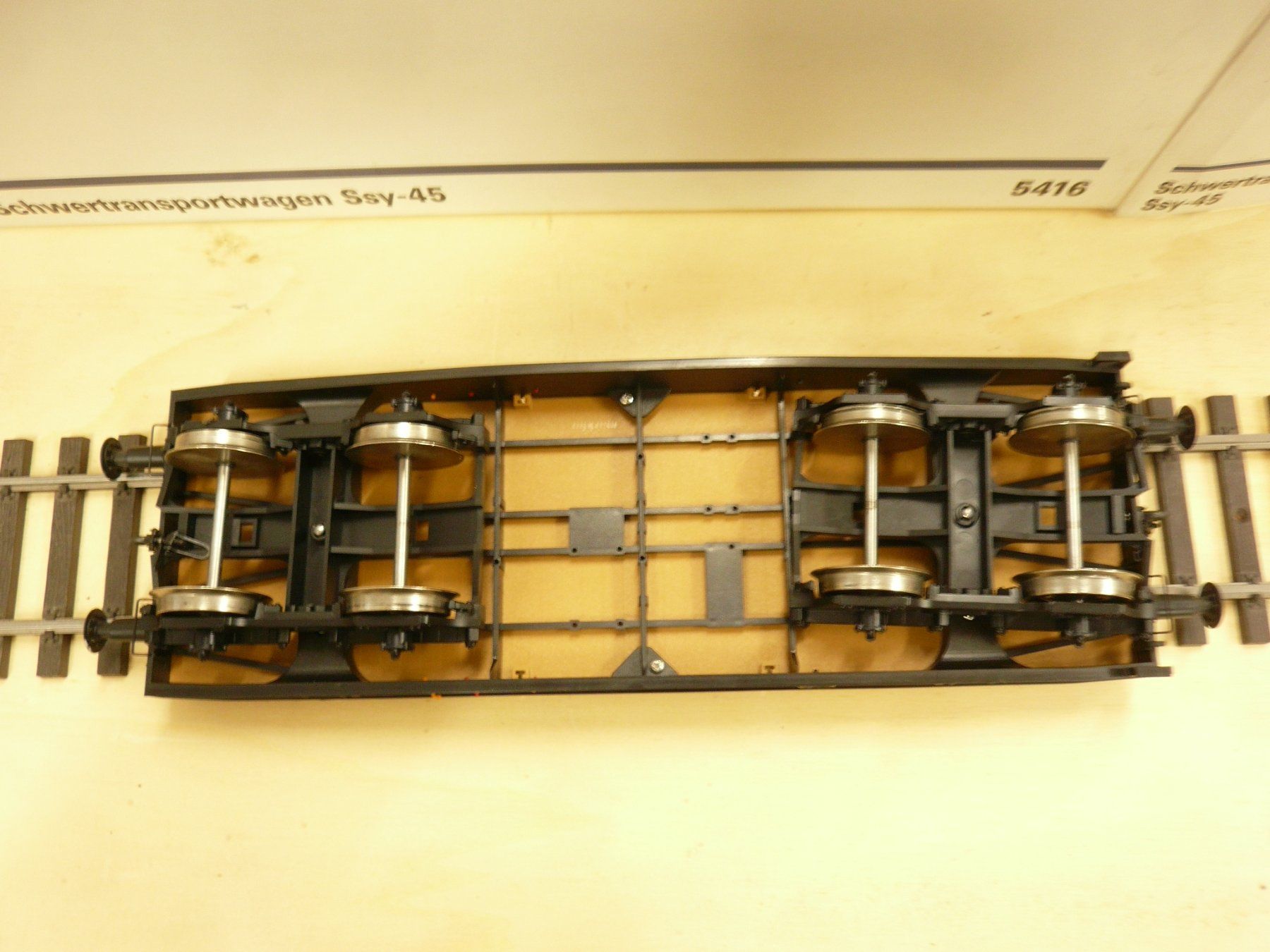 Märklin Modellini di ferrovie: MÄRKLIN 5416 SCHWERLAST GÜTERWAGEN MIT OVP – Usato da Pfaffnau venduto da nolff 3
