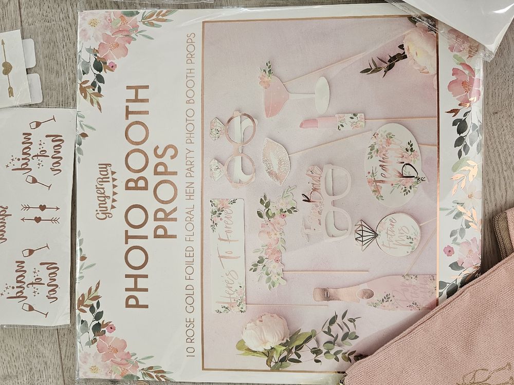 16er Set Team Bride Brille Für Junggesellinnenabschied – Rot-gold, Stabil, Perfekt Für Fotos