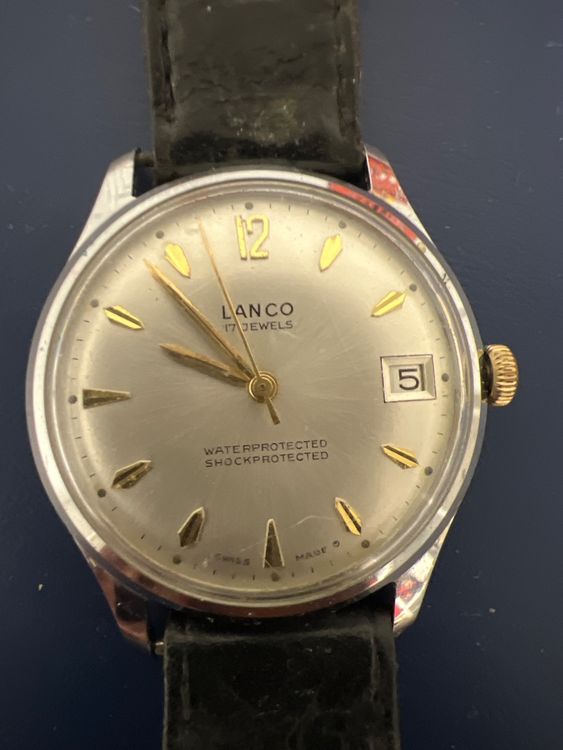 Couronne Lanco Acier 4,45 Mm - NOS, Neuve Sans Emballage, Pour Horlogerie