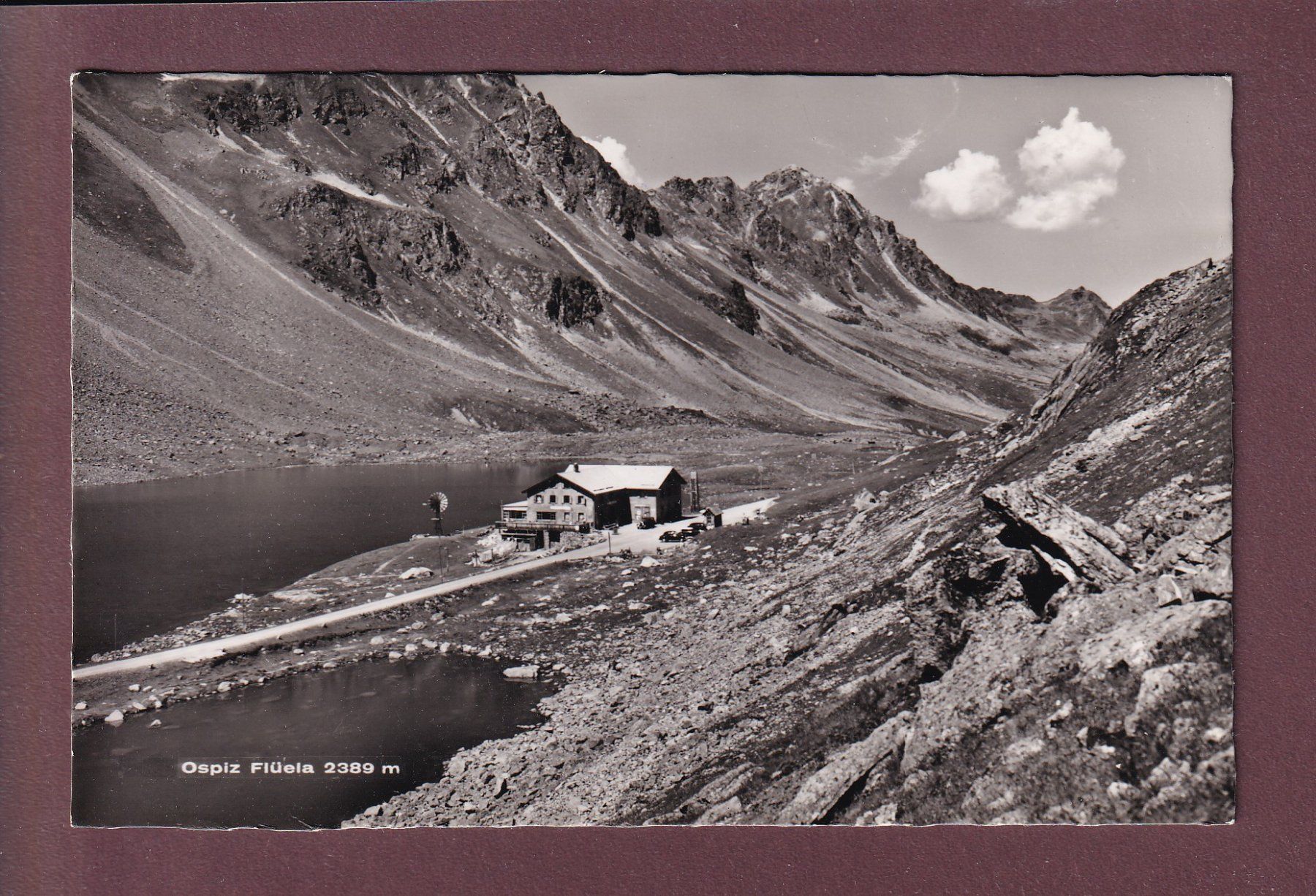 Cartoline postali: FLÜELA HOSPIZ – Usato da Pully venduto da nicecards
