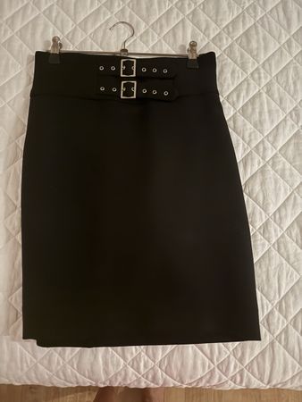 Zara Woman Rock, schwarz, XS, mit Schnallen