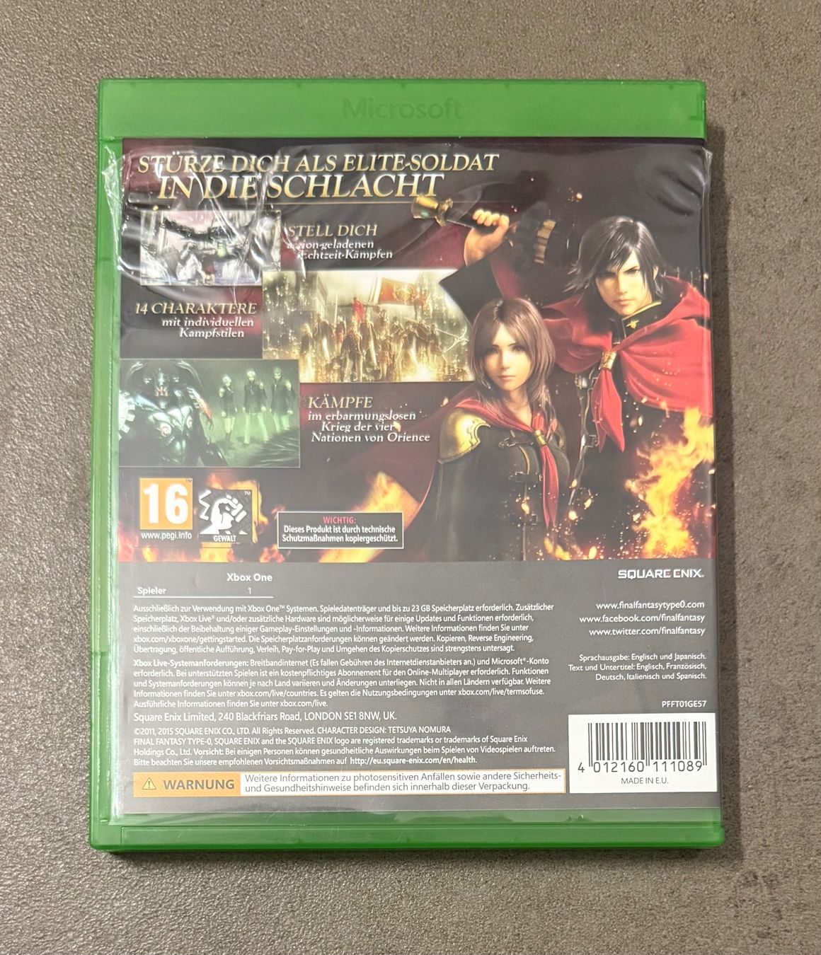 Giochi: XBOX ONE Final Fantasy Type-0 HD – Usato da Birsfelden venduto da Dealgoenner24 2