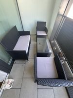 Polyrattan Gartenmöbel Set 4-teilig guter Zustand