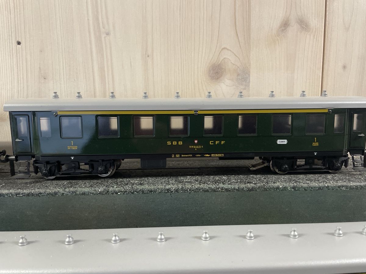 Modellini di ferrovie: Spur 0 ETS SBB 7 Personenwagen – Nuovo (secondo la descrizione) da Pratteln venduto da efeu12 2
