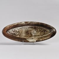Grand plat en céramique par Michel Anasse, circa 1960
