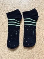 Socken kurz, schwarz mit hellgrün, Grösse 35-38, *NEU*