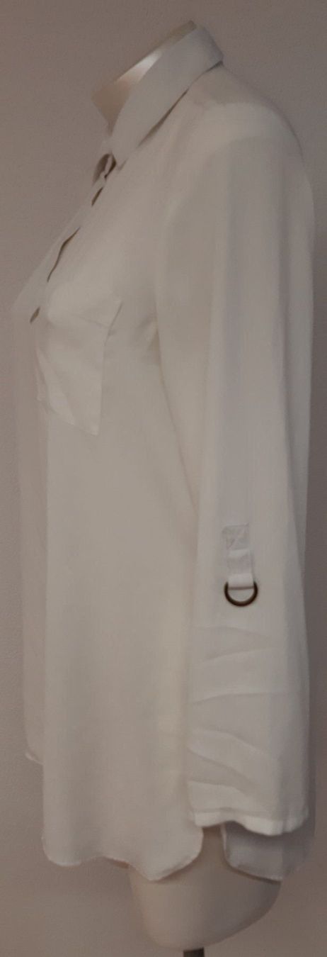 Top: YESSICA Bluse V-Ausschnitt Weiss Gr.38 – Nuovo (secondo la descrizione) da Seuzach venduto da VT-Collections2 3