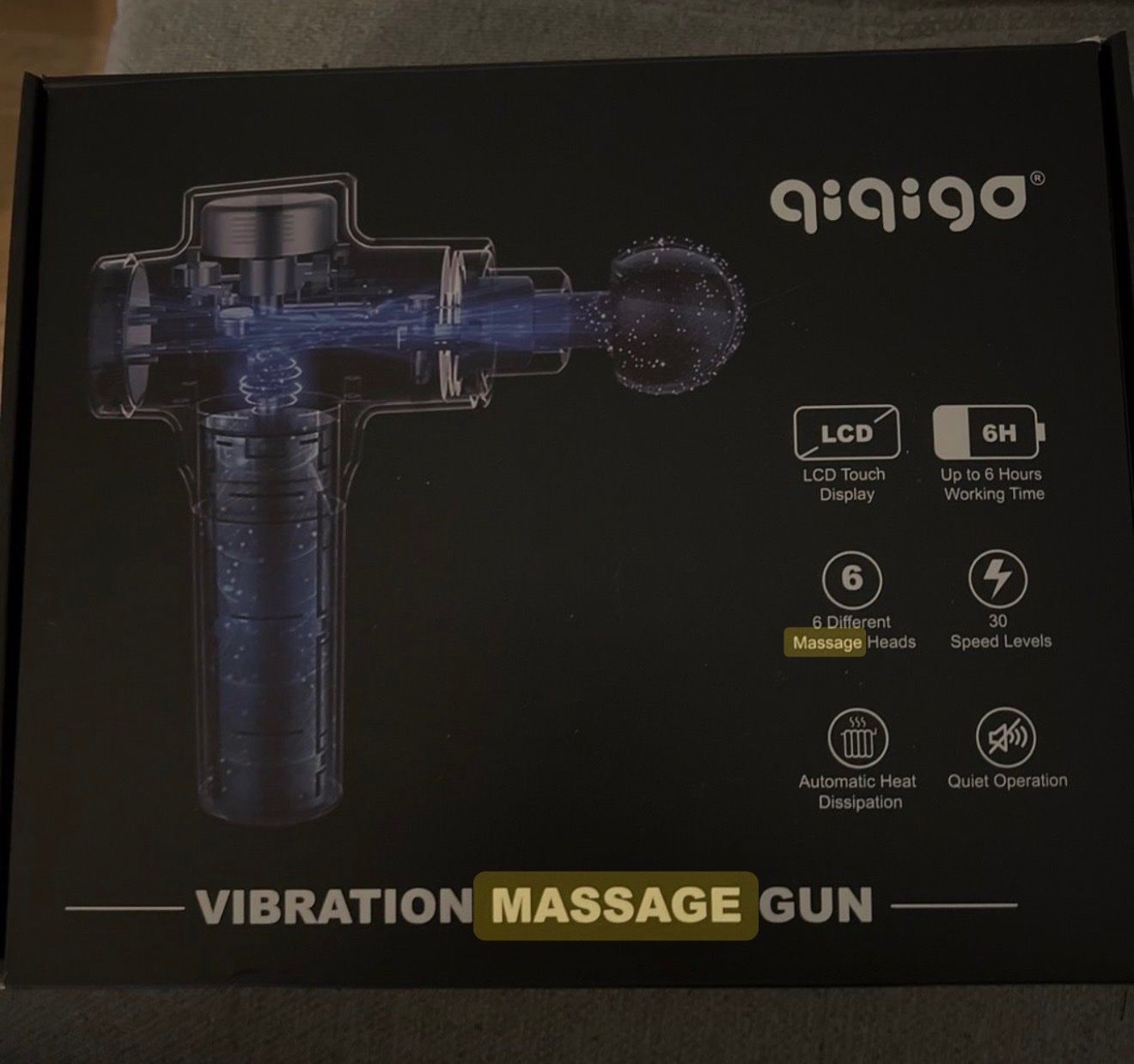 Dispositivi per massaggi: Massage Gun qiqigo – Nuovo (secondo la descrizione) da Bettlach venduto da val_95hq