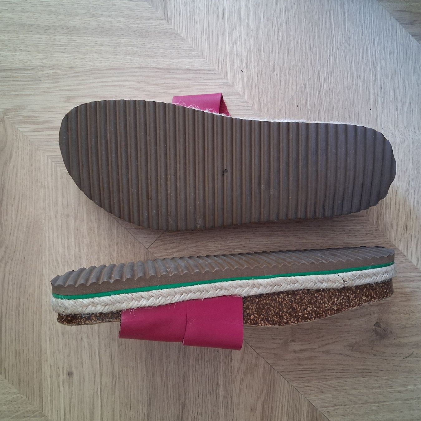Damenschuhe: Nice Things Paloma S. pink leather sandals – Neu (gemäss Beschreibung) aus Wil SG von tre_g2l7 1