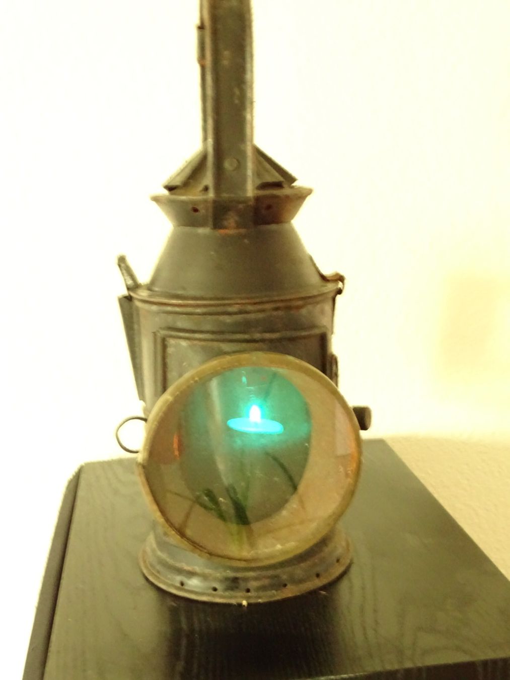 Lampen: Grosse alte Signallampe Metall – Gebraucht aus Hirzel von Musicman03 2