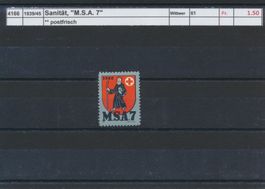 1939/45 Sanität, "M.S.A. 7"