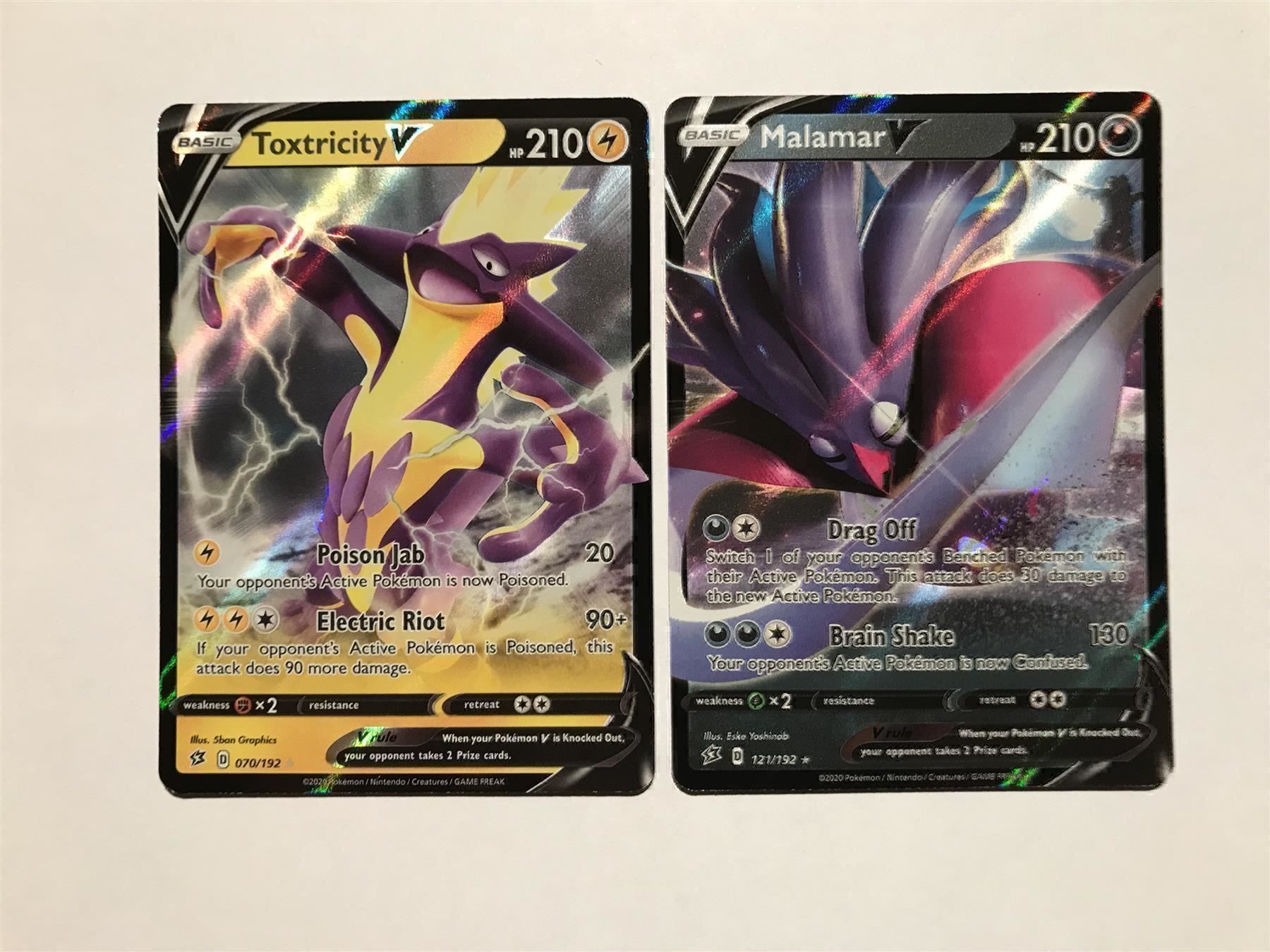 Pokémon Carte collezionabili: V Set: Toxtricity & Malamar – Nuovo (secondo la descrizione) da Hagendorn venduto da Pokecollectorch 1