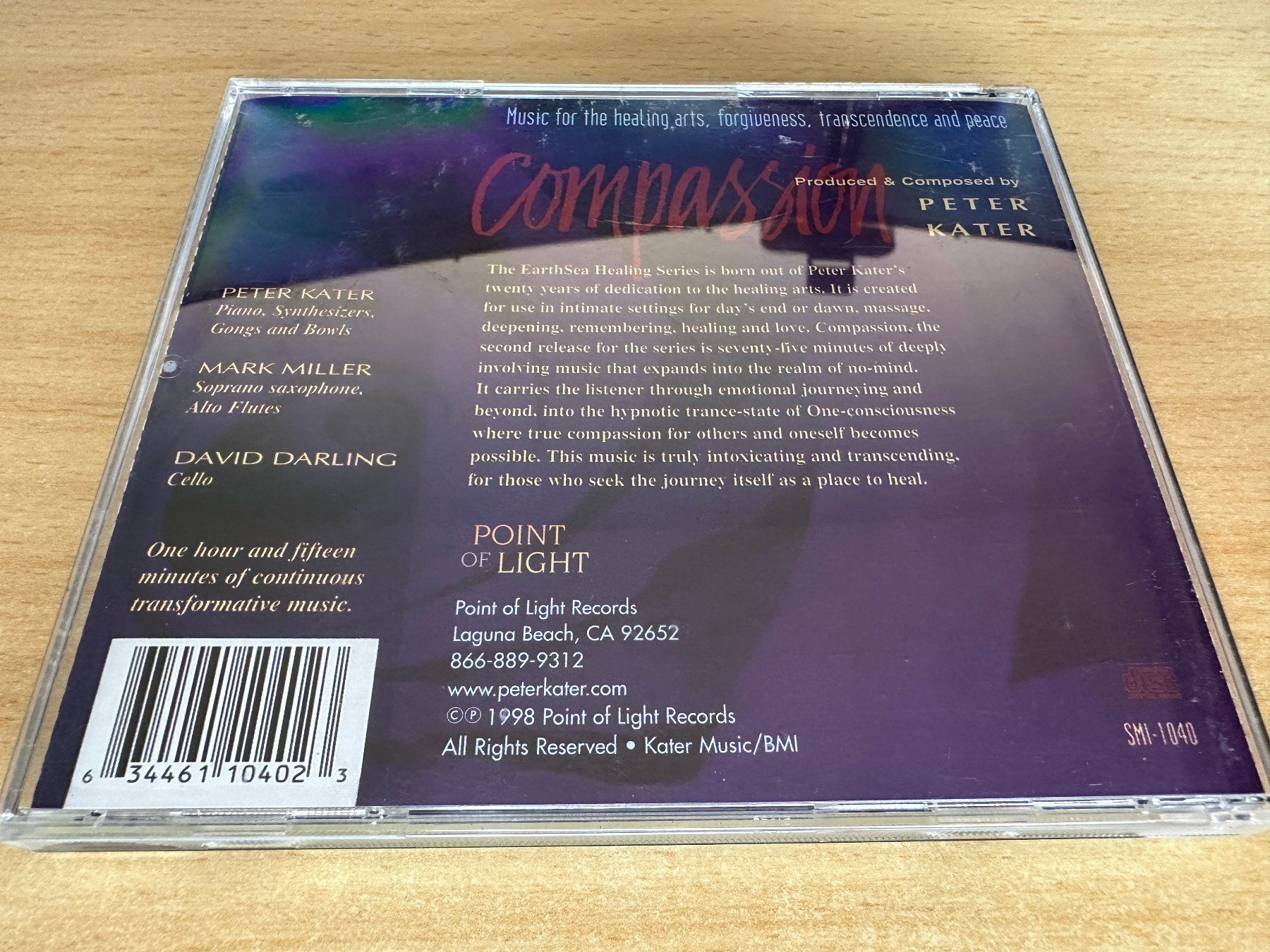 CD: Peter Kater – Compassion – Usato da Rikon im Tösstal venduto da Alpenmutz 1