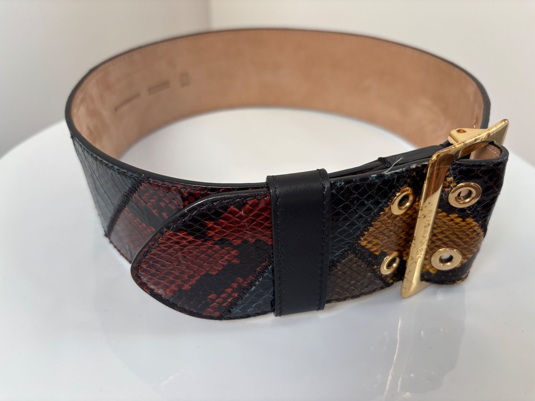 Burberry Cinture: BURBERRY Taliengürtel Snakeskin  65/26 – Usato da Herrliberg venduto da mayfi 1