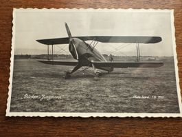 Carte postale ancienne: Büker Jungmann, aviation Suisse