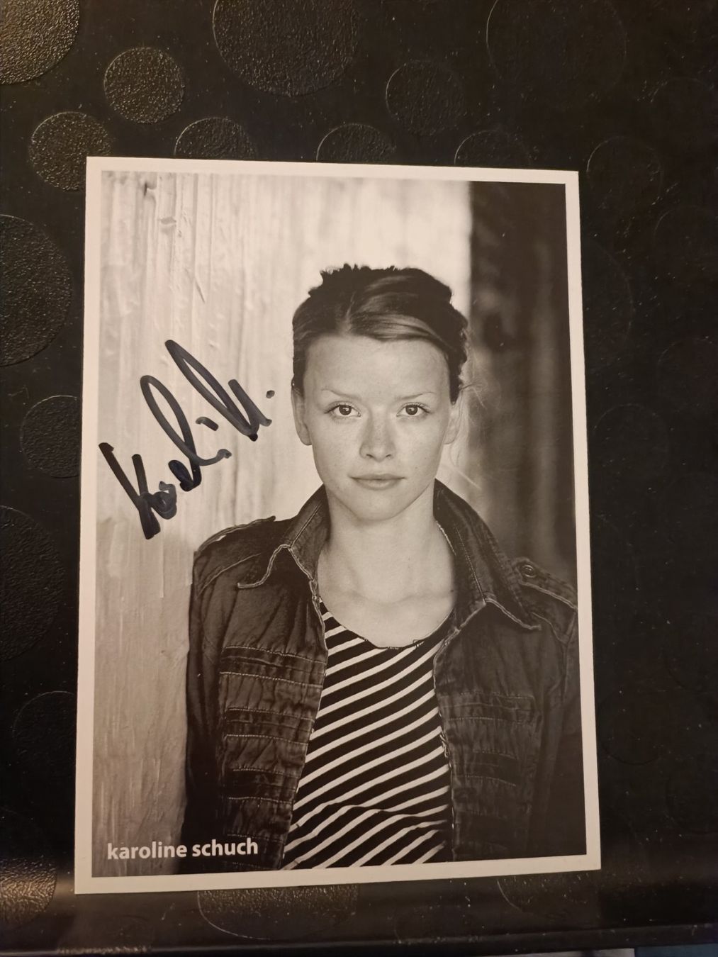 Autografi: Karoline Schuch - handsignierte Autogrammkarte – Usato da Menziken venduto da Artographs