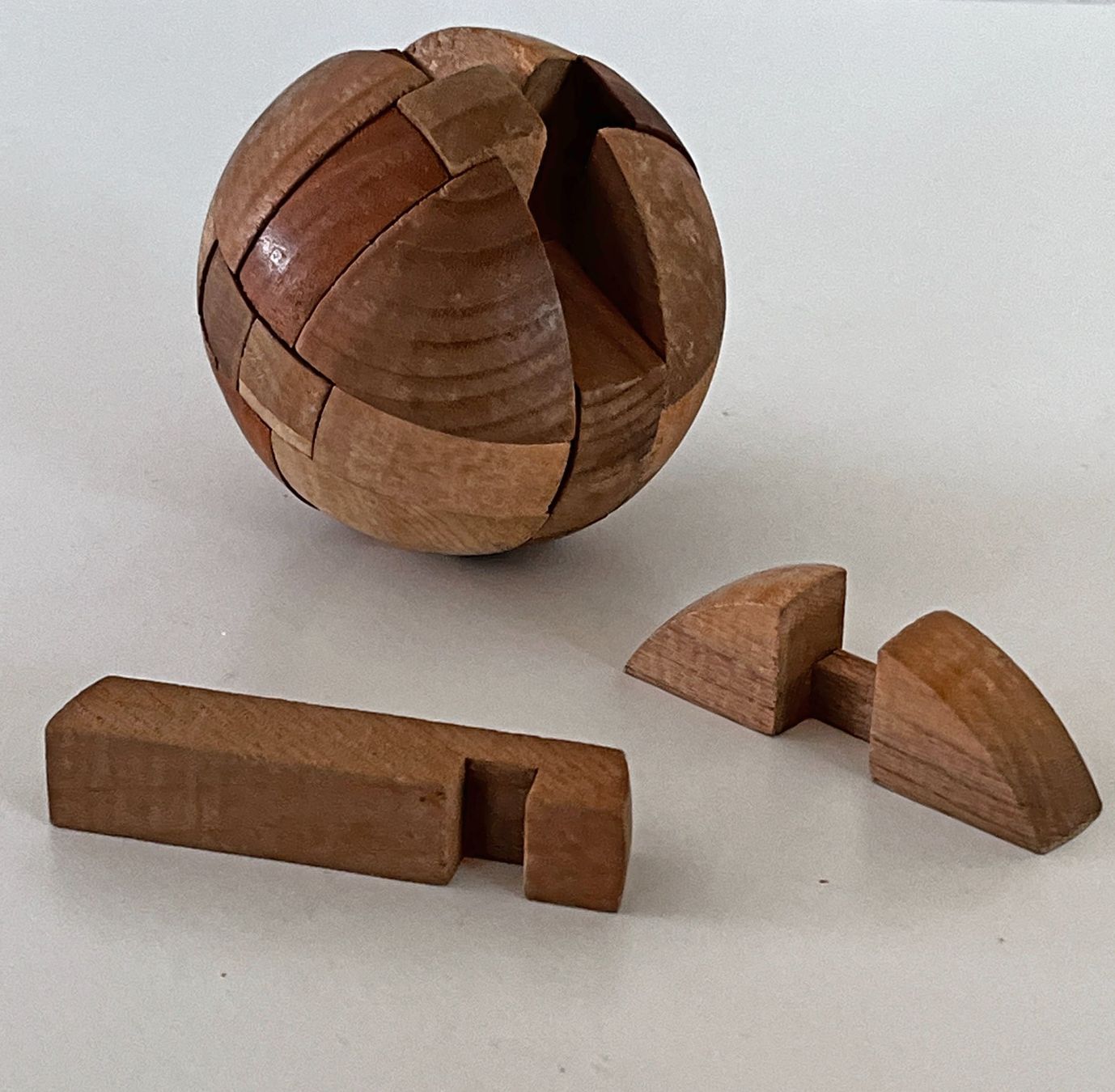 Puzzle: 2 Puzzle aus Holz: Kugel und Polyeder – Usato da Zuchwil venduto da Tinu4528 6