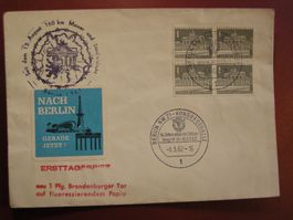8.3.62., ERSTTAGSBRIEF NACH BERLIN, RAR