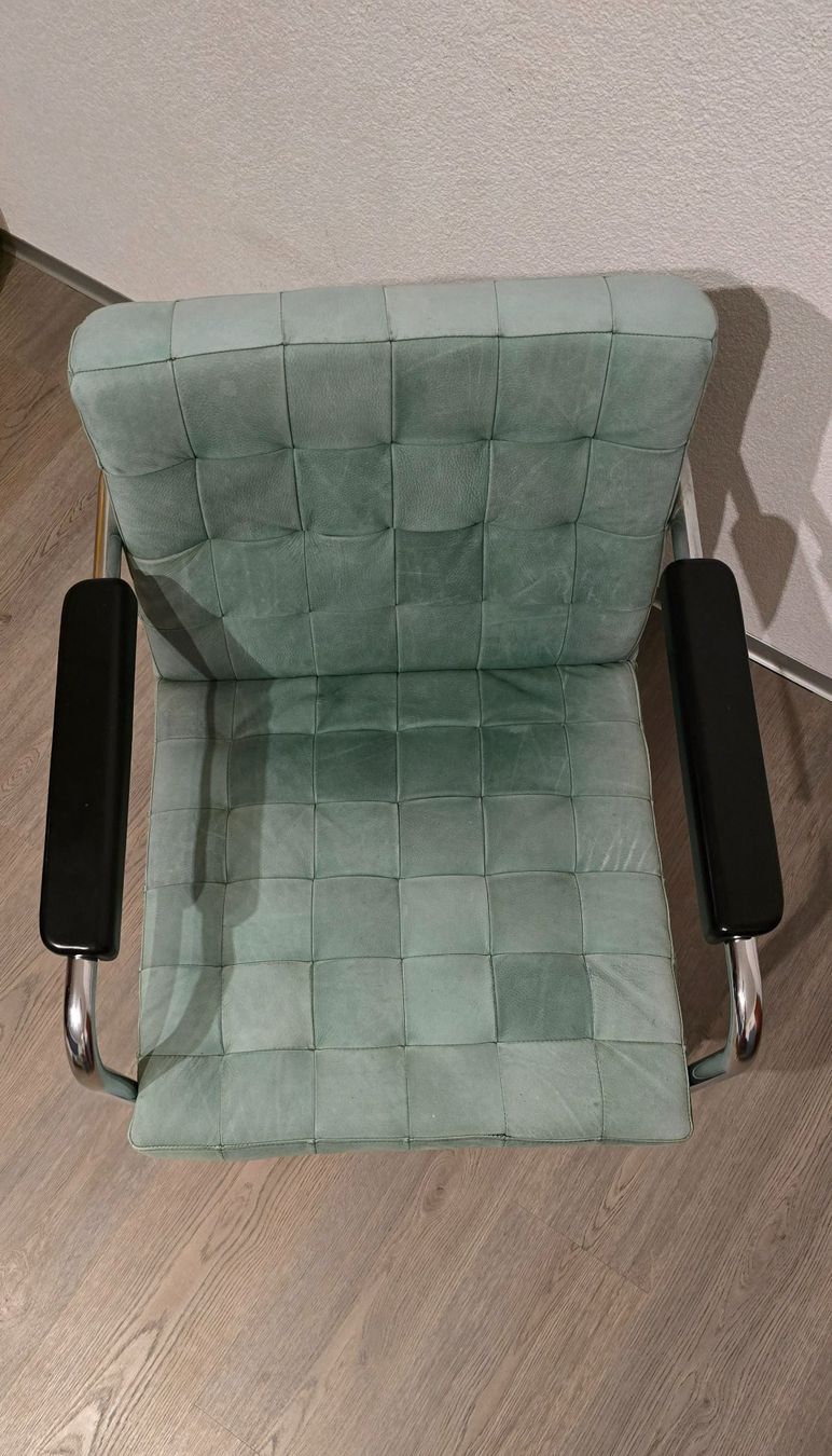 Poltrone: Designer Leder-Sessel in Smaragdgrün – Usato da Ried b. Kerzers venduto da schnackidulli 4