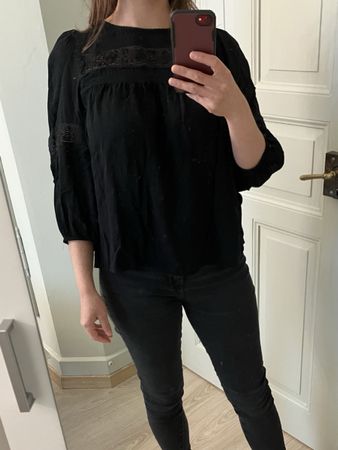 Schicke Vero Moda Bluse, Gr. S, schwarz, neuwertig!