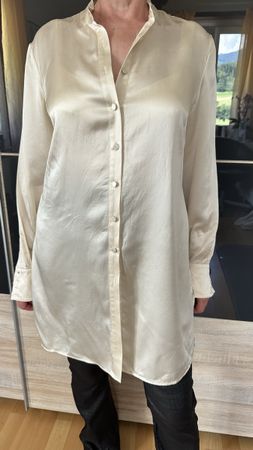 Chemisier Brooks Brothers en soie 100%  beige taille L