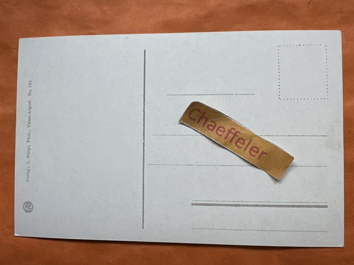 Cartoline postali: Alte Ansichtskarte Aegerisee mit Hochgebirge – Usato da Zürich venduto da Chaeffeler 1