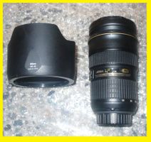 Nikon AF-S Nikkor 24-70mm, f2.8G ED Objektiv & Sonnenblende