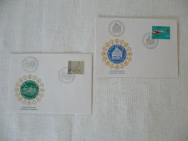 1993 Bundesfeier Sonderstempel Neuchâtel & Herisau