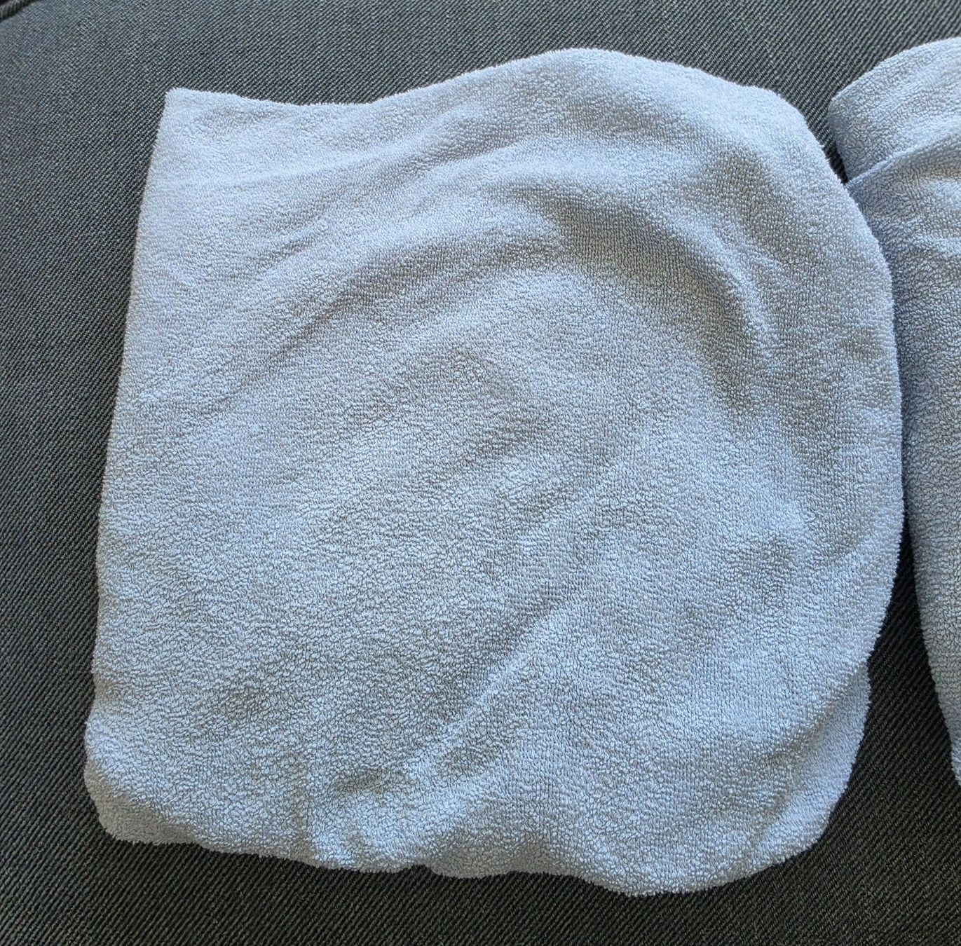Biancheria da letto: Frottee Leintücher hellblau 40 x 90 cm – Usato da Sirnach venduto da windrad65 1