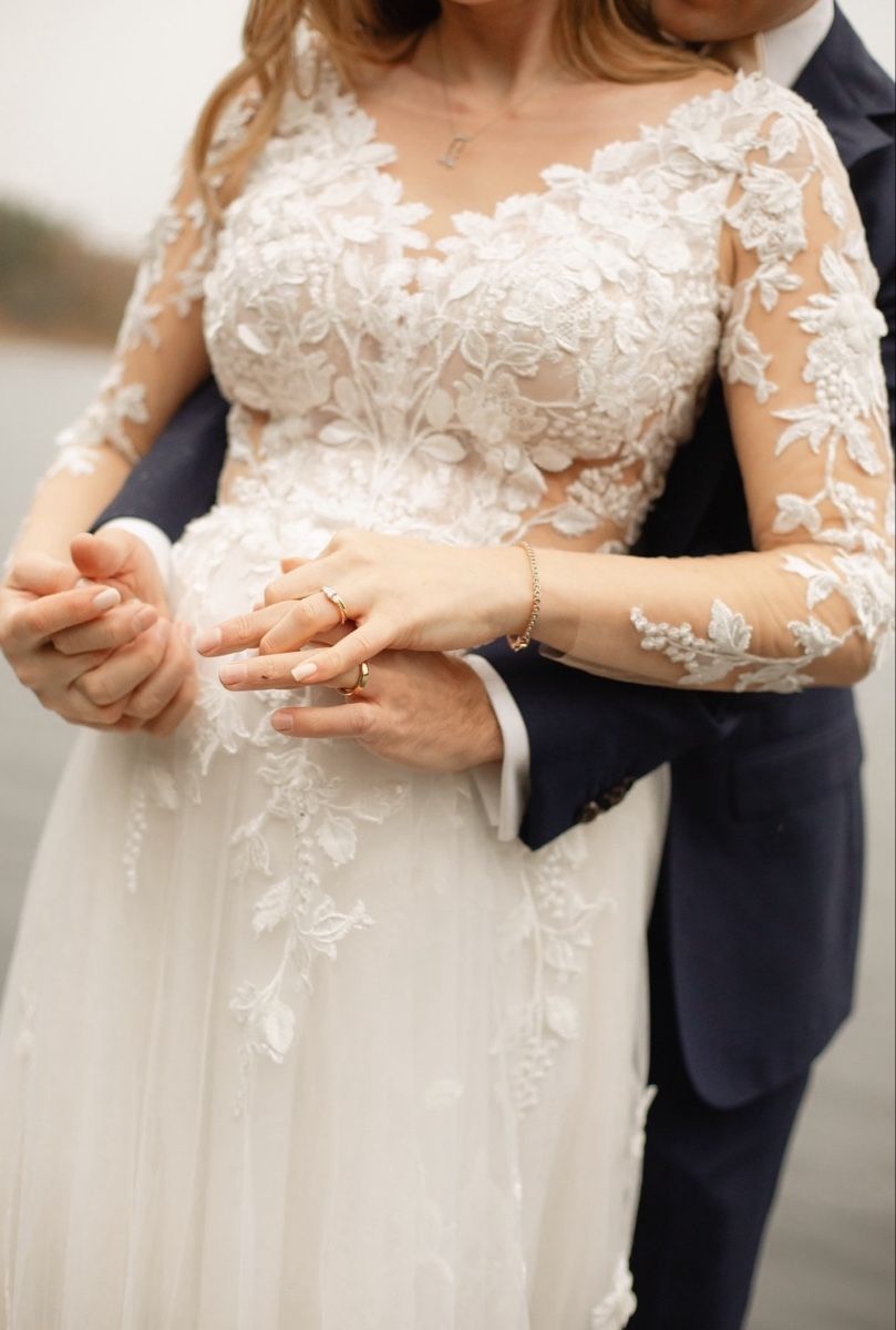 Vestiti: Wunderschönes Brautkleid mit Spitze, Grösse 38/40 – Usato da Greifensee venduto da FleurL 1