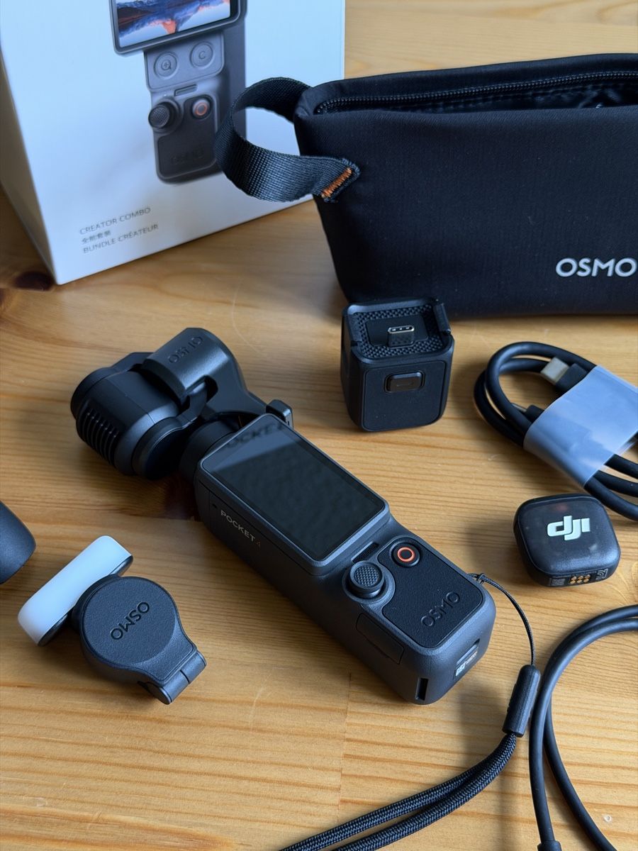 DJI Camcorder: DJI Osmo Pocket 4 Creator Combo – Like New – Neu (gemäss Beschreibung) aus Zürich von idbronskiy 1