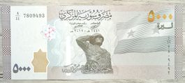 Syrie 5000 Pounds Serie. A UNC