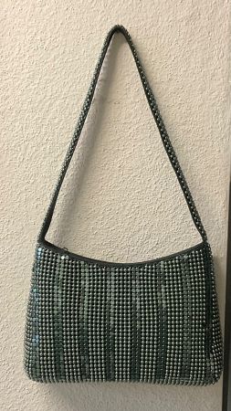 Elegante vintage Handtasche mit Pailletten - Top Zustand!