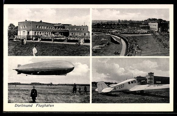 Bilder & Poster: Dortmund, Flughafen mit Gebäude, Landep – Gebraucht aus Berlin von bartko-reher