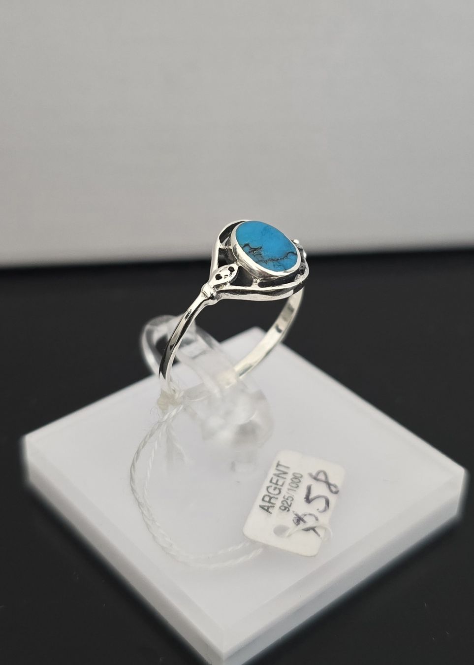 Bagues: Bague Vintage "Oeil de Turquoise" Argent 925 – D'occasion à Basel par ALEXANDER4056 3