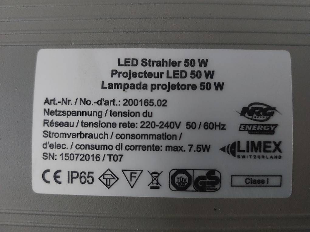 Lampade: LED Scheinwerfer 50W – Usato da Siebnen venduto da Grosswis50 1