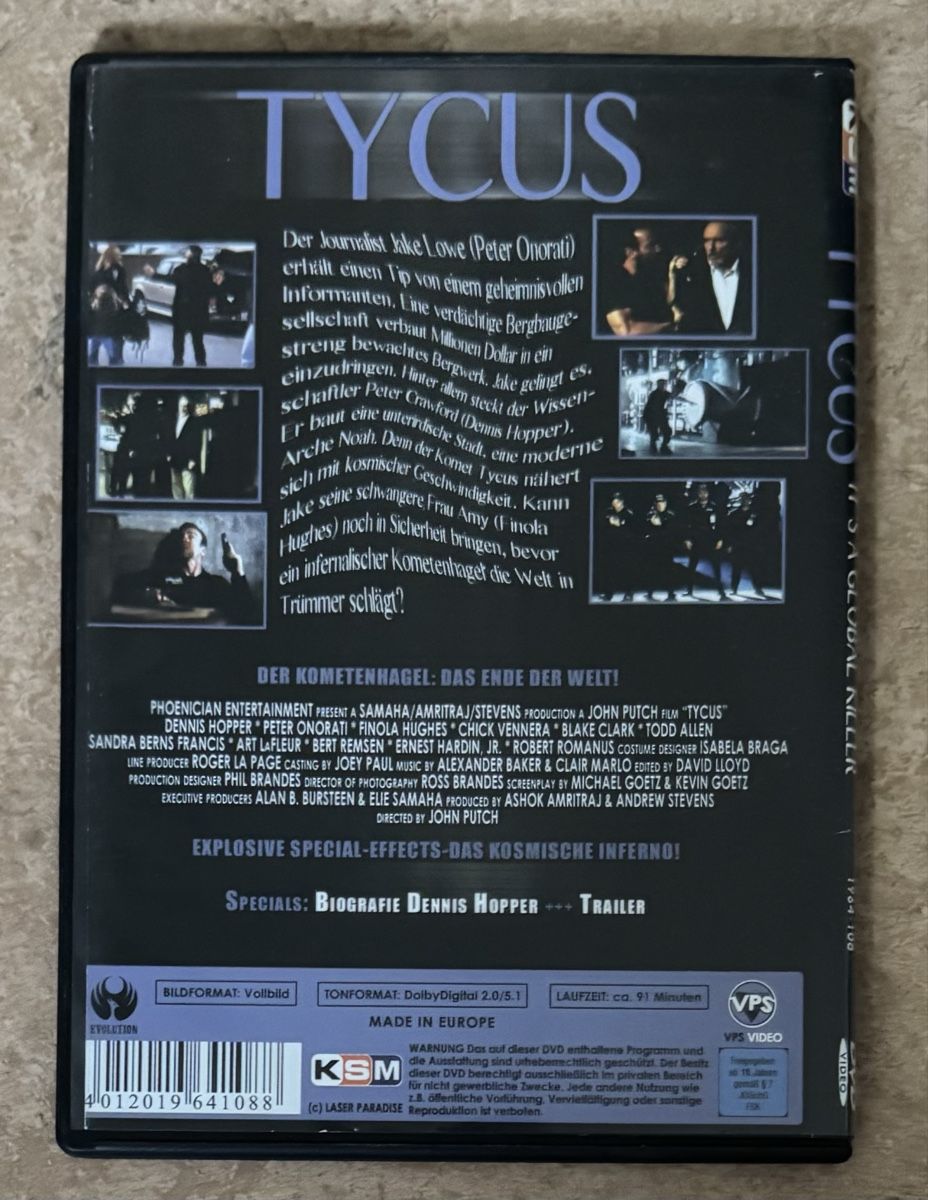 Tous les DVDs: TYCUS  – Neuf (Voir description) à Dietikon par AndreaSch01 1