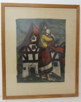 Lithografie signiert Max Hunziker 1901-1976