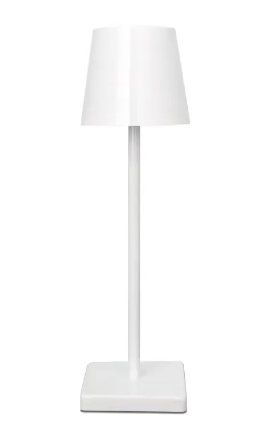 SOPHIA WHITE Kabellose Tischleuchte – Dimmbar, LED, Aluminium, 28 Cm, Für Innen & Außen