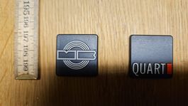 Seltene MB Quart Lautsprecher Logos 2 Stück