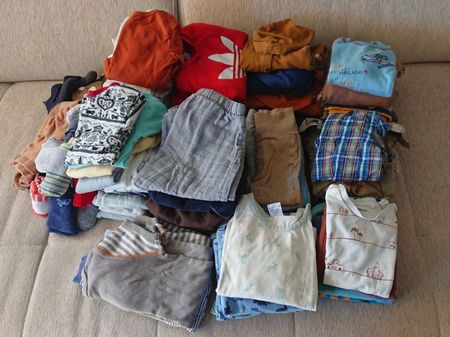 Kleiderpaket Junge Gr.74 - 92 verschiedene Marken guter Z...
