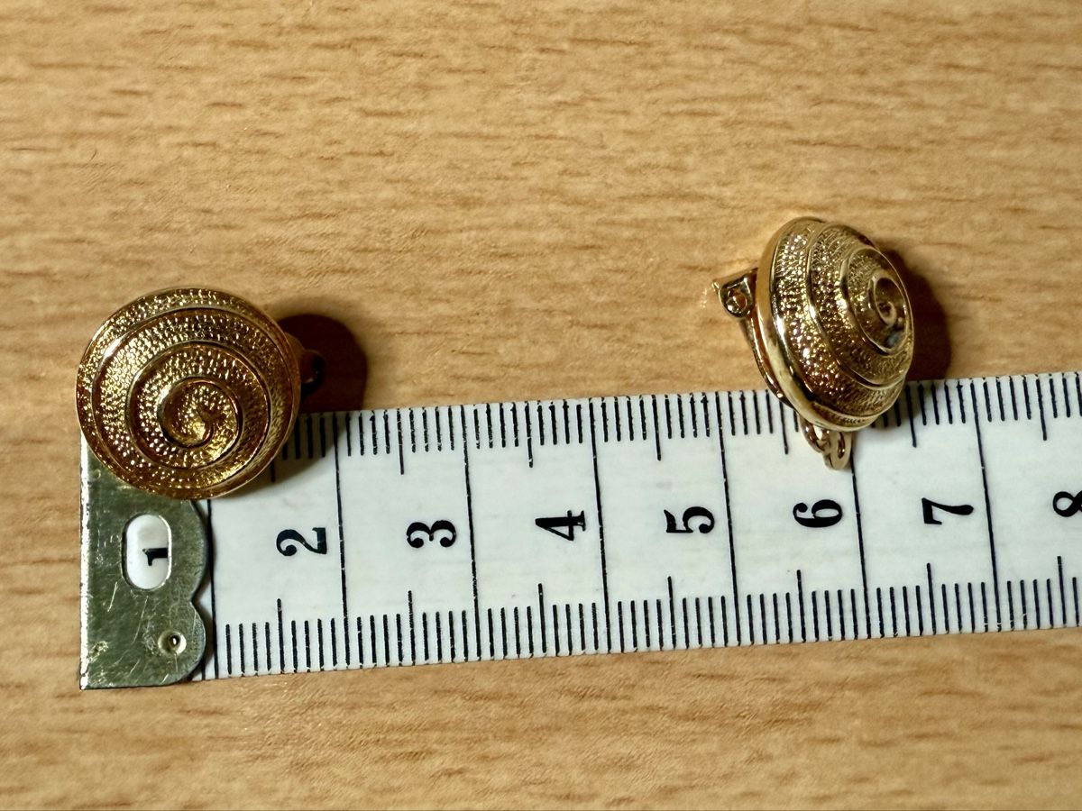 Orecchini pendenti & Orecchini a lobo: Vintage Goldfarbene Ohrringe – Usato da Lamone venduto da LaCantinaMagica 6