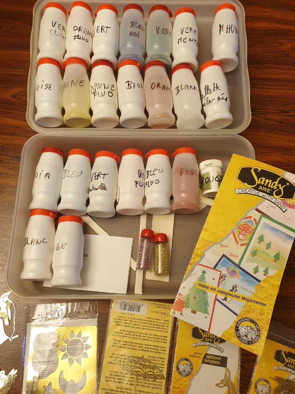 Kits de loisir créatif: Sable créatif et pochoir – D'occasion à Vauderens par sylvieswiss 1