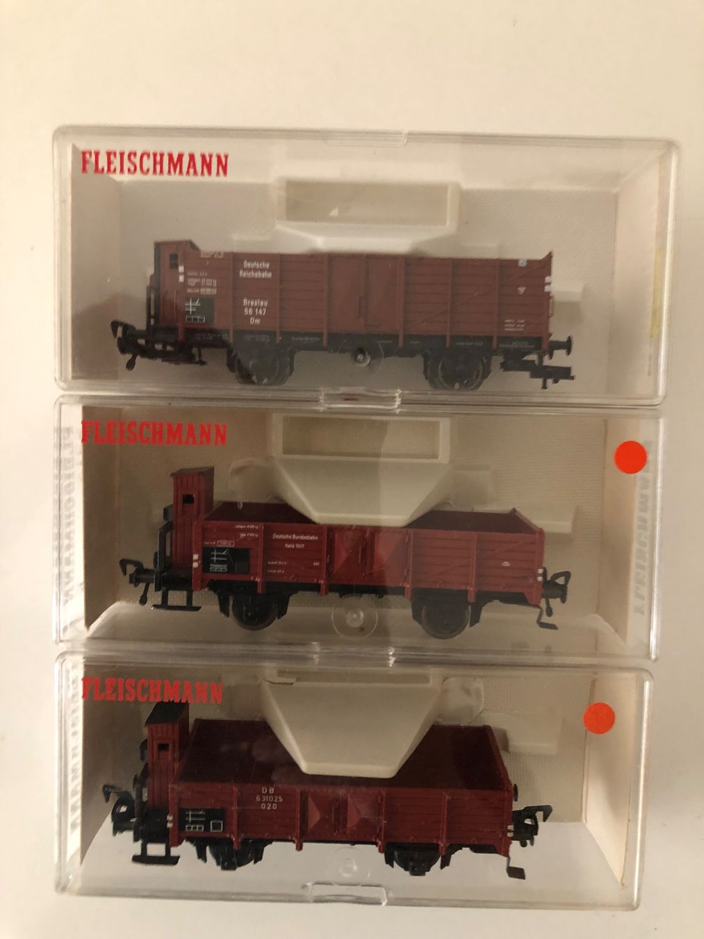 Fleischmann Modellini di ferrovie: Fleischmann 5216 NEU 3er Set – Nuovo e nell'imballaggio originale da Ostermundigen venduto da Garmin03 1