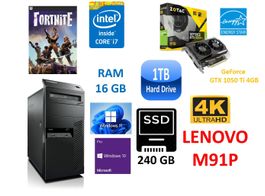 Gaming PC Lenovo M91p +GFORCE GTX1050  Win11