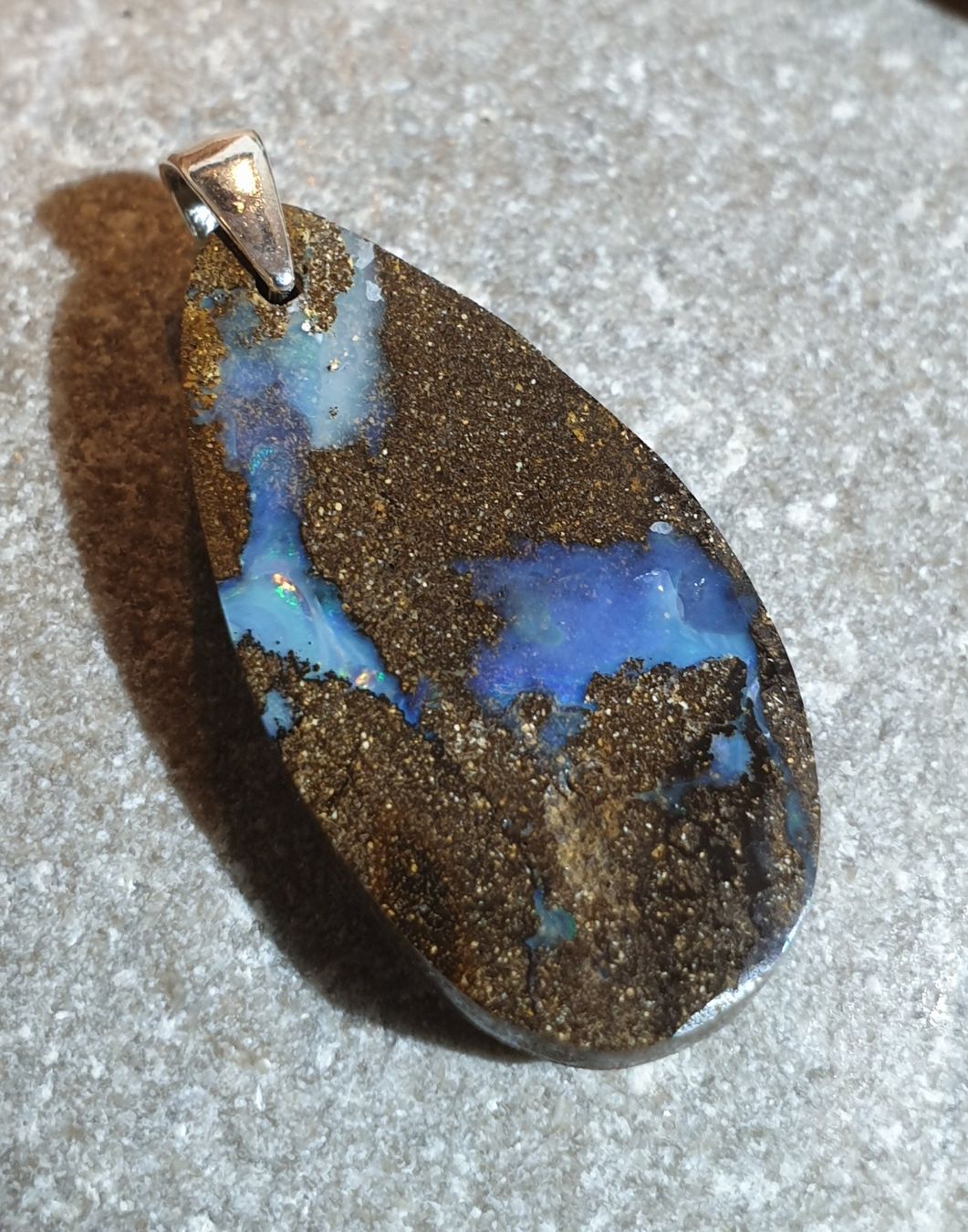 Ciondoli: Anhänger Boulder Opal. – Nuovo (secondo la descrizione) da Niederbüren venduto da Raphael014 2