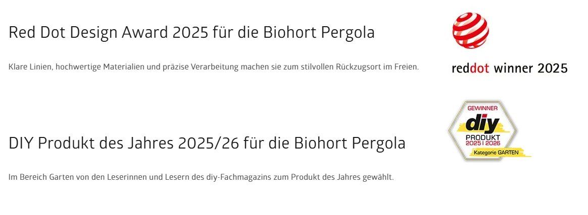 Biohort Casette da giardino & serre: Biohort Pergola 3x3 – Nuovo (secondo la descrizione) da Gontenschwil venduto da Try0 2