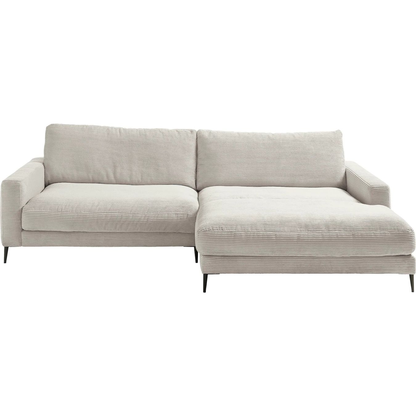 Sofas: Ecksofa  Uptown in Cord Nature rechts – Neu und originalverpackt aus Bischofszell von deluxe-moebel 1