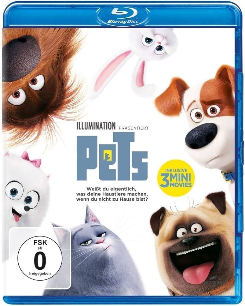 Tutti i DVDs: Blu-ray "Pets" – Usato da Zürich venduto da ari_pk96