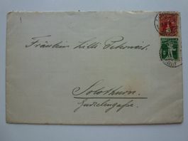 Pro Juventute ++ Brief 1918 mit J9 + 125